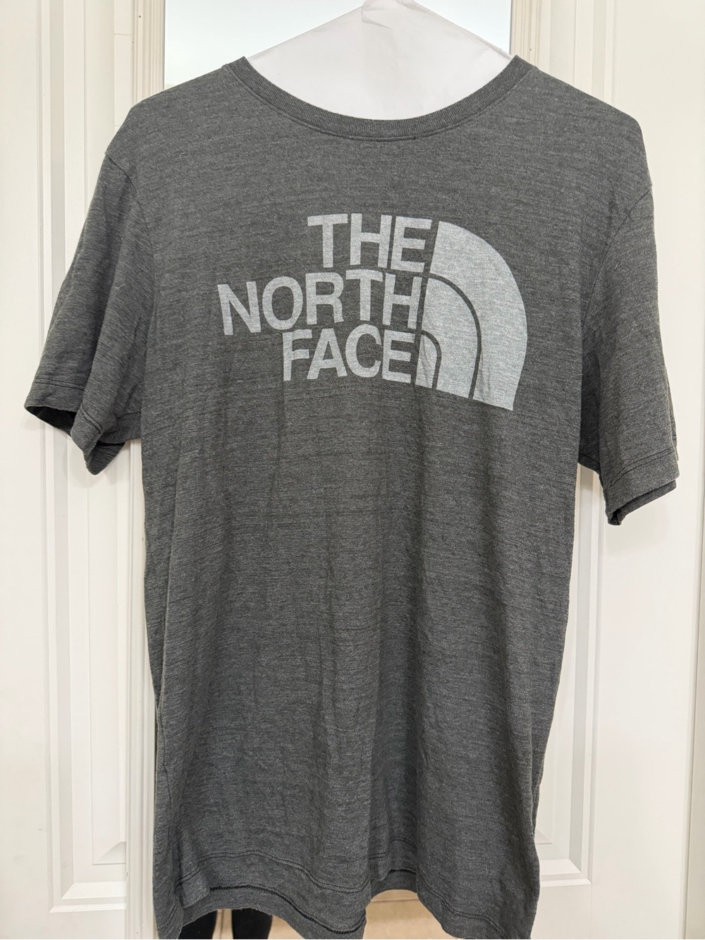 The North Face Gray Short Sleeve Logo Tee